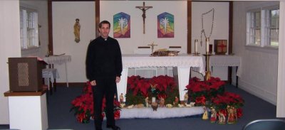 Fr. John inside church